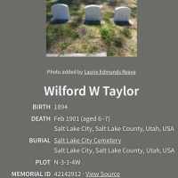 Wilford Woodruff Taylor