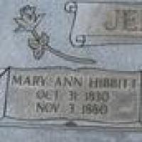 Mary Ann Hibbett Jeffery